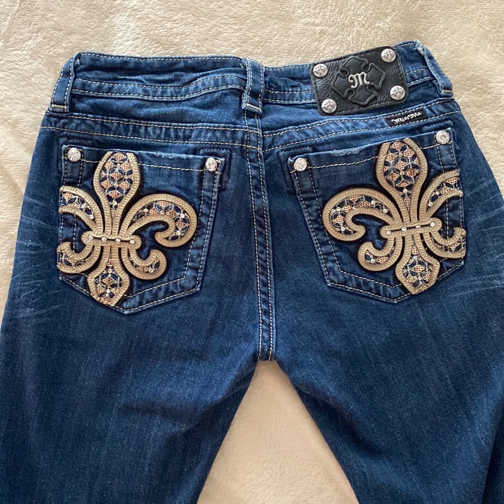 Miss Me rhinestone bootcut jeans